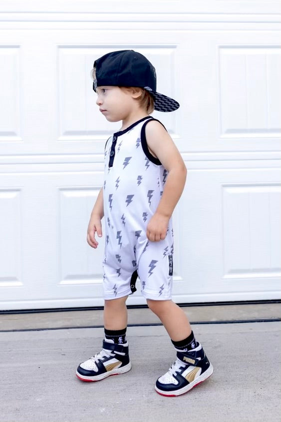 Henley Tank Romper - Brooks