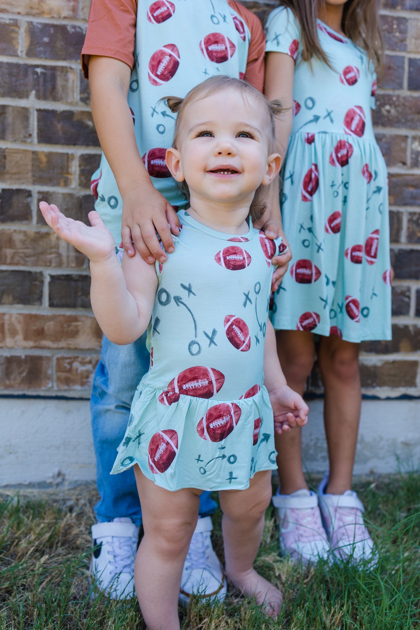 Bodysuit Twirl Dress - Touchdown!