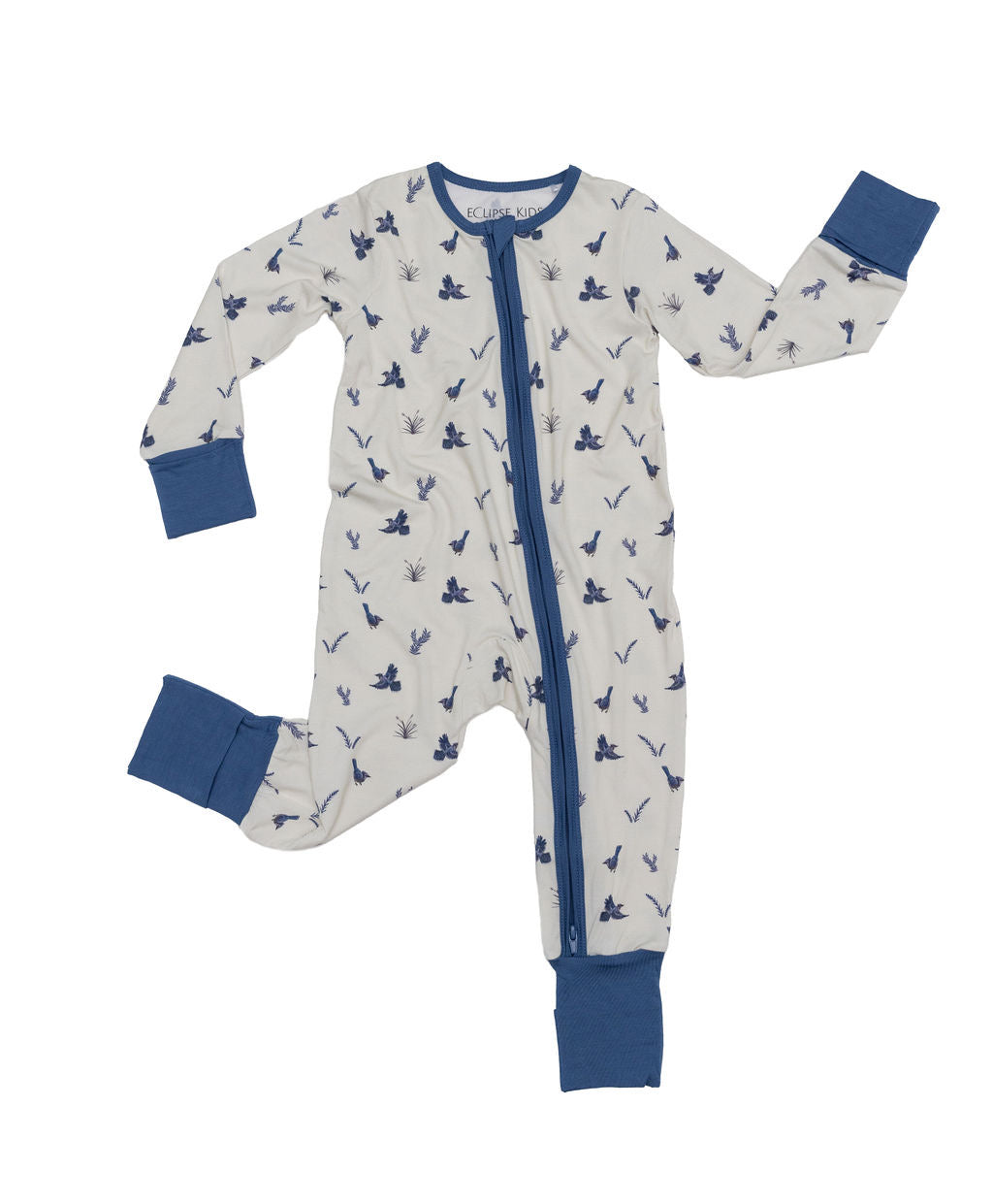 Blue Jays - Long Sleeve Zipper Romper