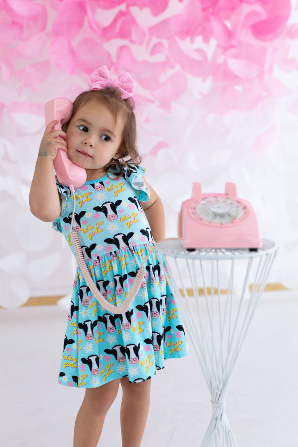 Girls flutter outlet dress