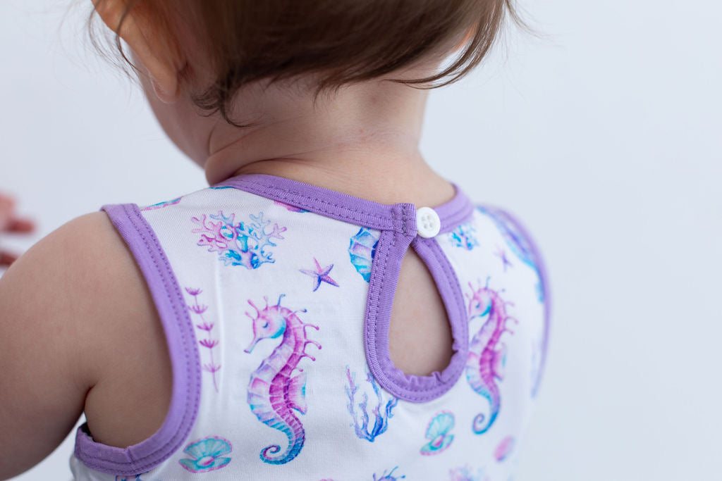 Bubble Romper - Seahorse